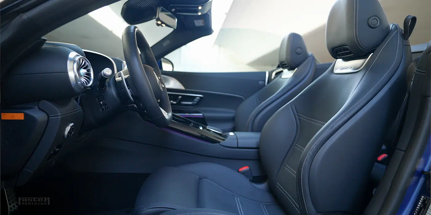 Mercedes SL43 Interior Front Seats